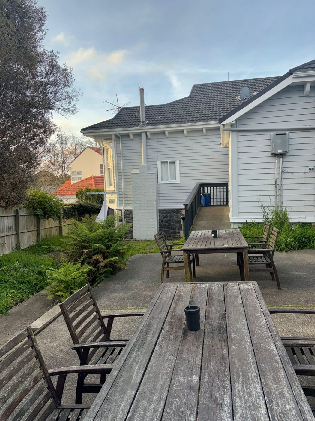 Woodside Lodge — back deck